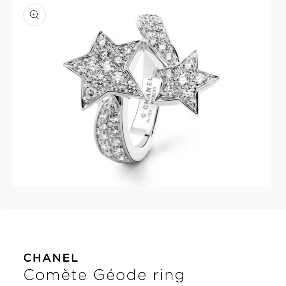 CHANEL Silver Limited Edition Comete Ring - Original Owner- - Picture 1 of 2